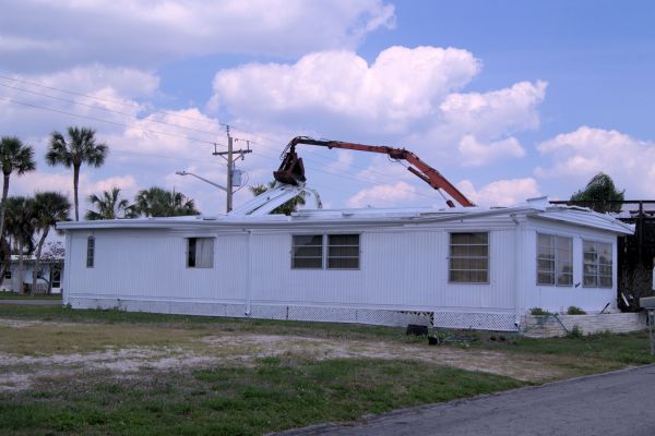 Mobile Home Demolition in Hayden