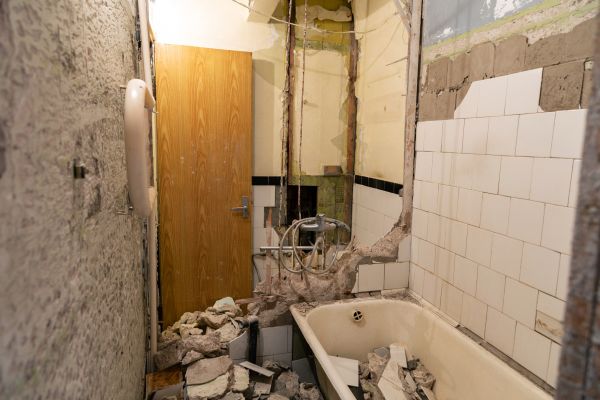 Shower Tile Demolition in Hayden